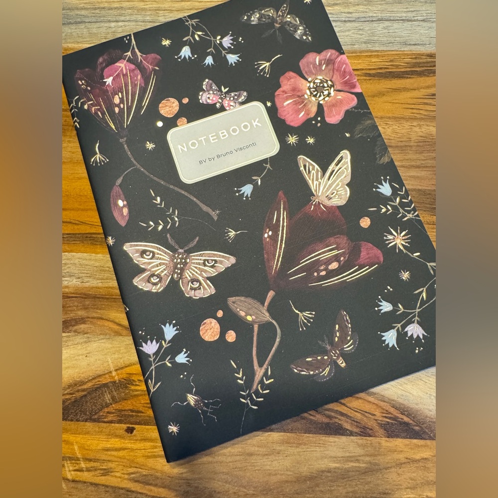 3 for $15 Bruno Visconti Soft Touch Butterflies and Night Flowers Journal A5 NE